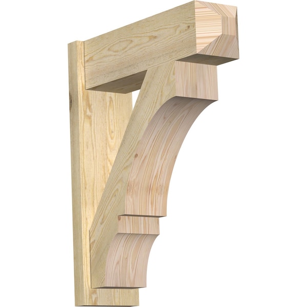 Ekena Millwork Balboa Craftsman Rough Sawn Outlooker, Douglas Fir, 8"W x 26"D x 32"H OUT08X26X32BOA04RDF - main